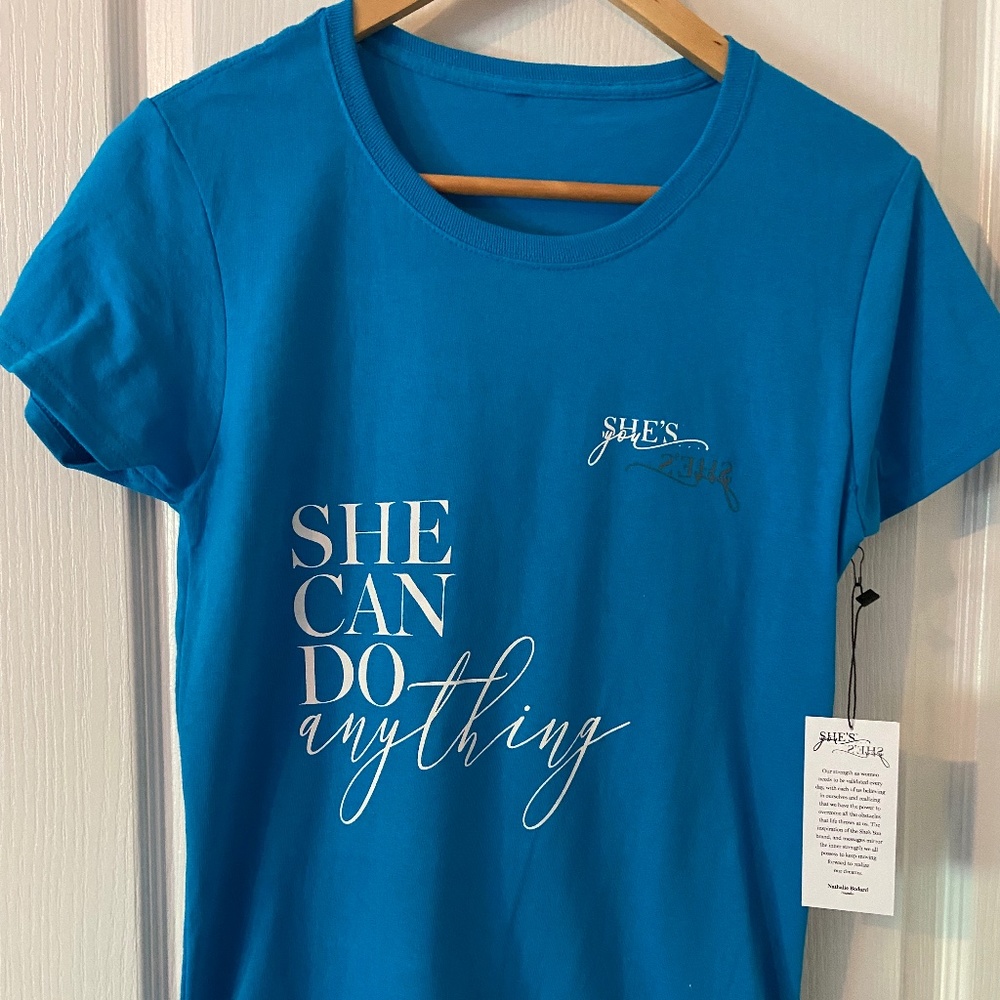 She's You T-shirt   She Can Do Anything - Mirror Image